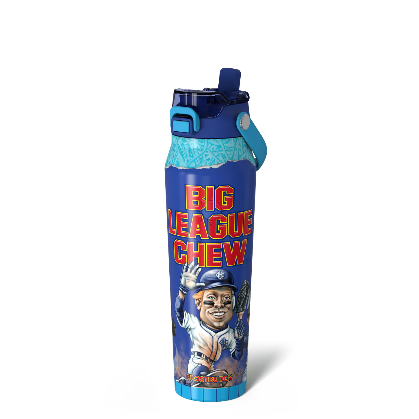 Bottle Buddy 32oz | Blue Raspberry Big League Chew
