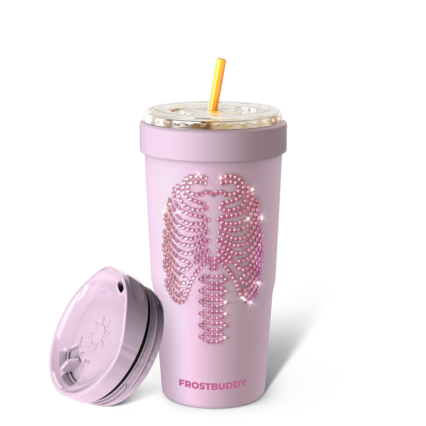 To-Go Buddy | Pink Skeleton