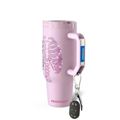 Thicc Buddy 40oz | Pink Skeleton