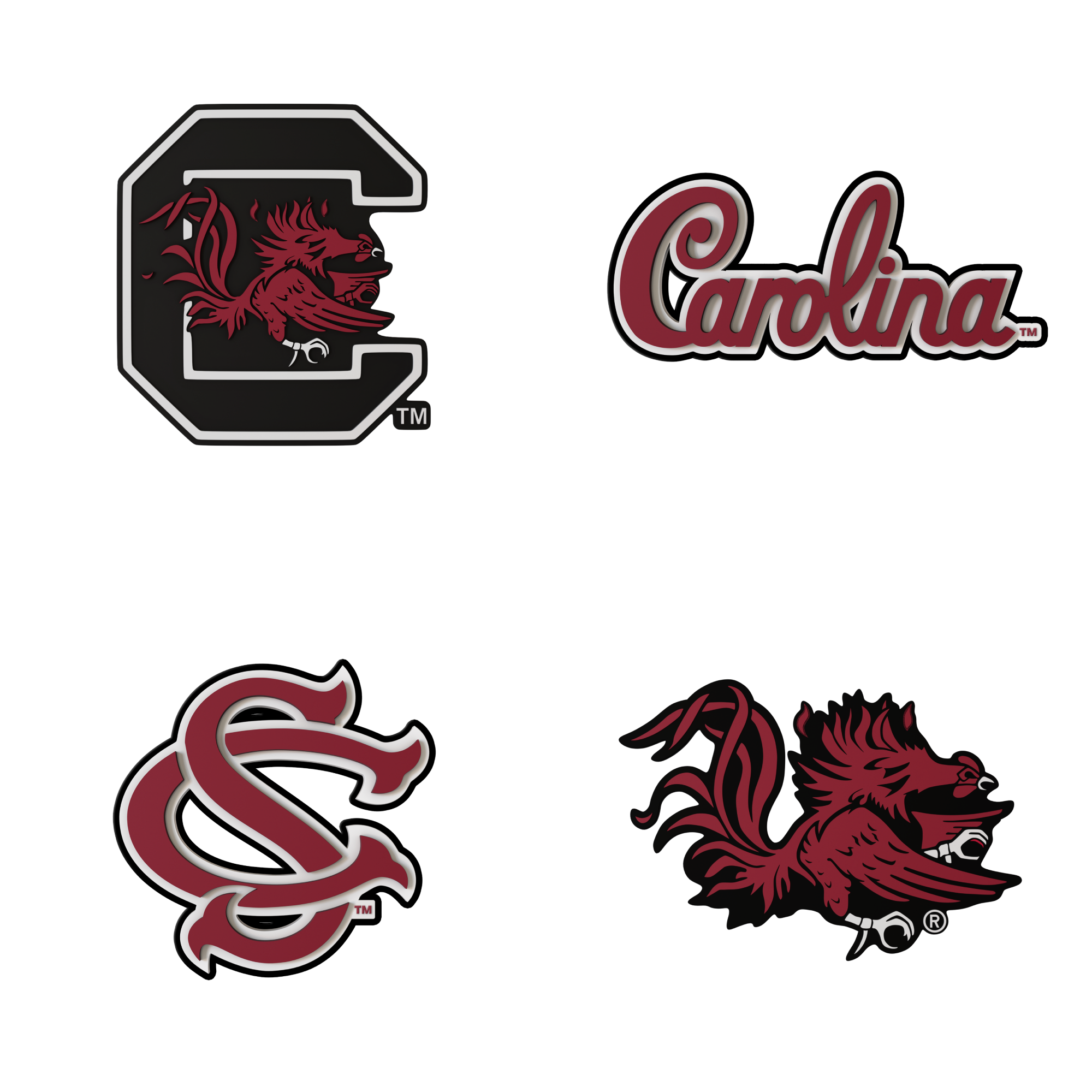 Budz | South Carolina Gamecocks | 4-Pack Bundle