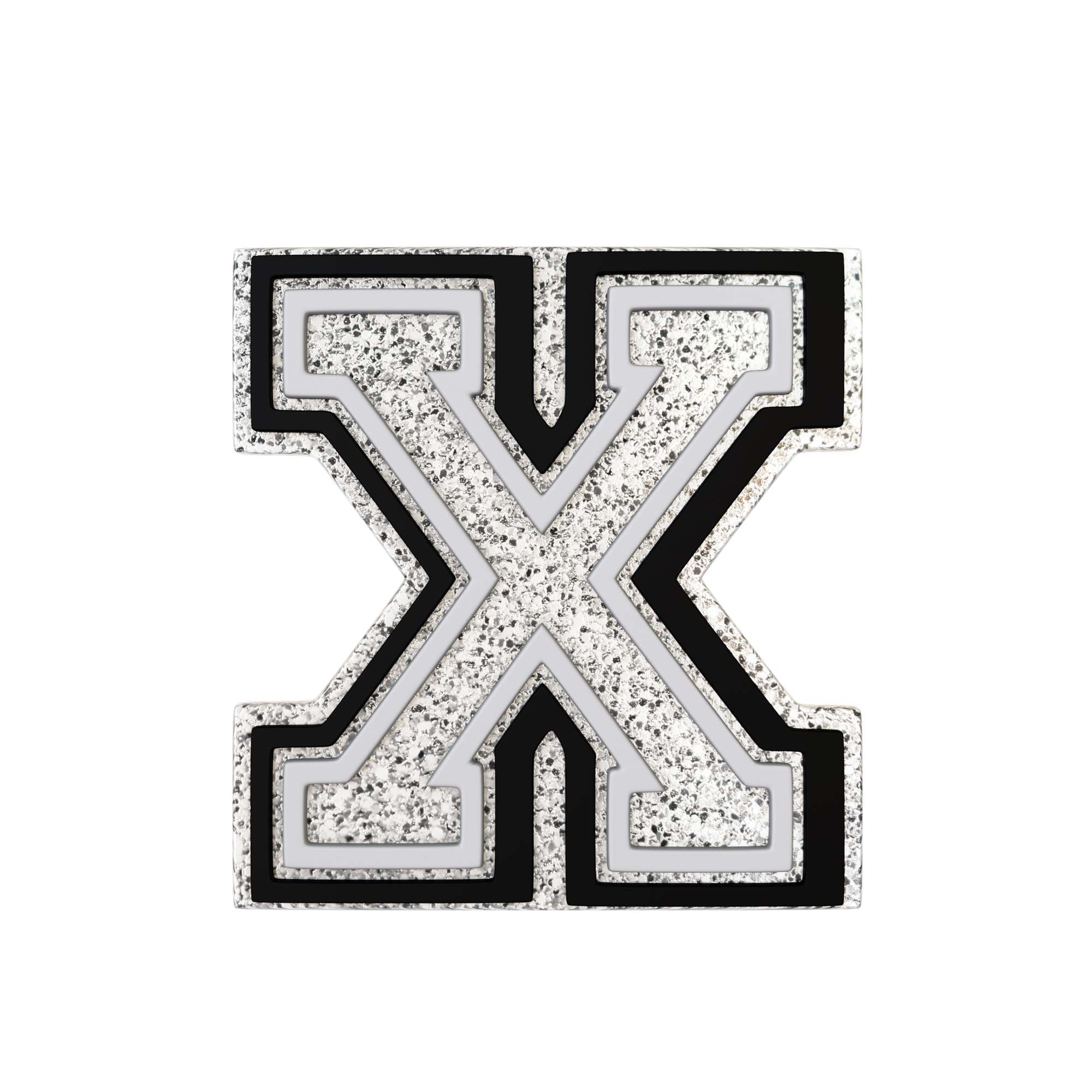 Budz | Silver Letter X